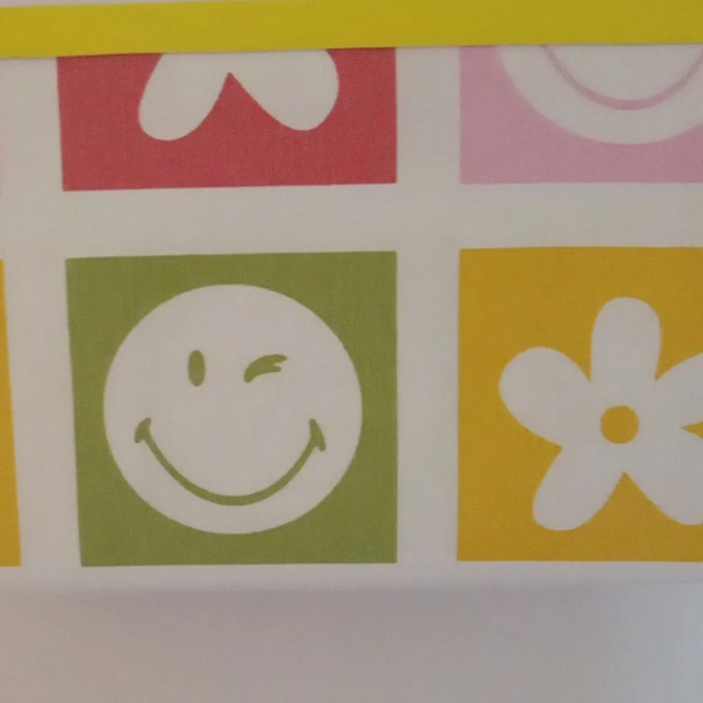 Smiley World Multicolor Shower Curtain